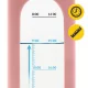 4FIZJO stiklinis sportinis vandens buteliukas 750 ml, rožinis
