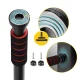 4Fizjo 1599 Basic Doorway Pull-Up Bar, 61.5-100 cm, Black/Red