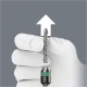 WERA Kraftform Kompakt 41 Bit Holder Set with 89 mm Bits, 11 Pieces, Green / Black