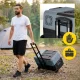 4Fizjo Xtreme Mountain Goat Portable Compressor Fridge 27.8 L, Black/Grey