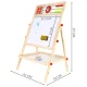 Kruzzel Double-Sided Wooden Board for Kids 6in1