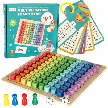 Educational set for learning the multiplication table (10x10) + Examples