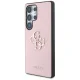 Guess Grained Big 4G Logo Case for Samsung Galaxy S25 Ultra, Pink