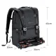 K&F Concept Urban Wander 20L Photo Backpack - Black