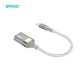 BWOO BZ70 Lightning to USB-A OTG Adapter Cable 0.18m, Gray