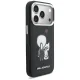 Karl Lagerfeld Karl & Choupette Back Logo MagSafe Case for iPhone 17 Pro, Black