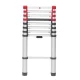 Hailo T80 FlexLine Telescopic Ladder, 9 Rungs