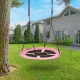 Kids Outdoor Nest Swing ECOTOYS 100cm 150kg, Pink