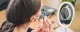 Humanas HS-ML03 Magnifying Makeup Mirror with LED Light and 5x Magnification, White