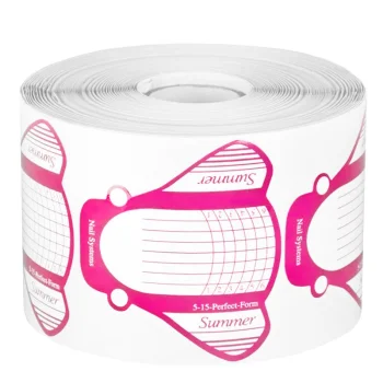 Nail Extension Forms NF1007, 500 pcs, Pink