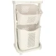 Double Toy and Laundry Organizer on Wheels with Removable Baskets