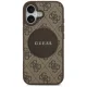 Guess iPhone 17 Case 4G Circle Classic Logo MagSafe, Brown