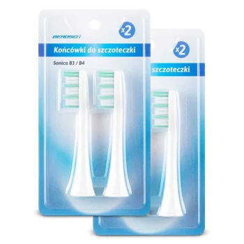Berdsen Sonica B3 / B4 Sonic Toothbrush Replacement Heads, 4 pcs