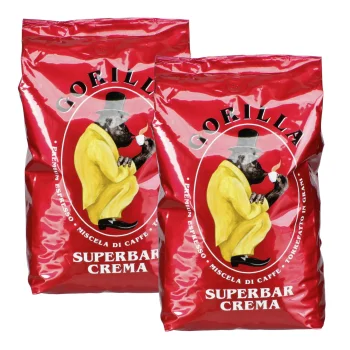 Joerges Espresso Gorilla Super Bar Crema Coffee Beans 2 kg Set (2x 1 kg)