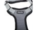 Dog Harness with Leash, Reflective, Size XL, Grey