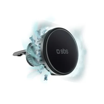 Sbs TESUPFANWIR15W Car Holder with 15W Wireless Charger & Cooling Fan