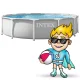 Intex 26700ND Frame Pool 305x76 cm, Grey