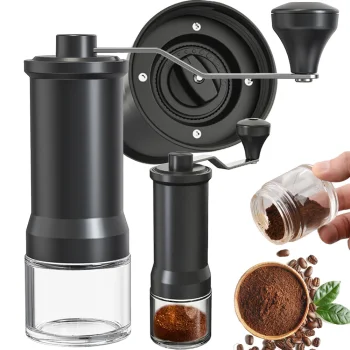Manual Coffee, Spice and Nut Grinder, Black