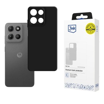 3mk Matt Case for Motorola Moto G15 / G15 Power Matte Black