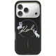 Karl Lagerfeld IML Choupettes Karl Script Case for iPhone 17 Pro, Black