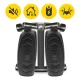 4FIZJO Mini Twist Stepper PRO with Resistance Bands, Black