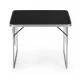 MultiGarden Folding Camping Table, 120x60 cm, Black