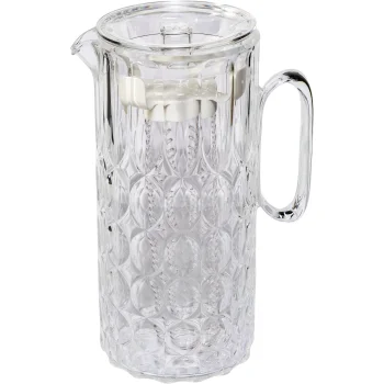 Guzzini VANITY Jug with Infuser 1.75 L, Clear