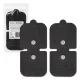 4Fizjo Combo LITE Gel Electrodes for Electrostimulation, 2 pcs, Black