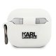 Karl Lagerfeld AirPods 3 Case Silicone Choupette, White