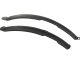 Universal bike mudguards set front and rear, 2 pcs, black