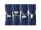 Decorative Clips Holders For Curtains Magnetically Strong, Green