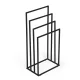 Modernhome Freestanding Towel Stand, 4 Tiers, Black