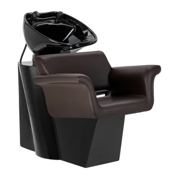 Hairdressing Backwash Unit Gabbiano Lucca Brown
