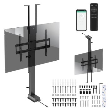 Maclean MC-125 Electric TV Mount, 43-88", VESA 600x400, 60kg, Black