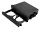 1 DIN Car Cup Holder and Storage Box, Black