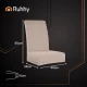 Ruhhy Elastic Chair Covers Set of 6, Beige