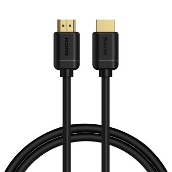 Baseus HDMI to HDMI 2.0 Video Cable 4K 60Hz 3D HDR 18Gbps, 2m, Black