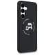Karl Lagerfeld Karl & Choupette Heads MagSafe Case for Samsung Galaxy S25 FE - Black