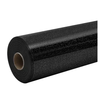 HTVRONT Glitter Heat Transfer Film KZ-SGH-1903-2USH, 30.5 cm x 90 cm, Black