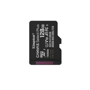 Kingston MicroSD Card 128GB Canvas Select Plus 150MB/s, black
