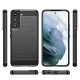 Hurtel Carbon Case Flexible TPU Cover for Samsung Galaxy S22+ (S22 Plus), Black