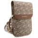 Guess Universal Phone Bag Wallet Gcube Stripe, Brown