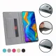 Huawei P Smart Z / Y9 Prime 2019 VILI DMX Cross Texture Leather Wallet Cover Case, Grey