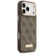 Guess 4G Logo Plate MagSafe Case for iPhone 17 Pro Max, Brown