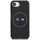 BMW IML Metal White Circle MagSafe Case for iPhone 16e, Black