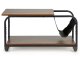 ModernHome 2-Tier Loft Style Coffee Table with Magazine Rack
