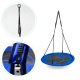 ECOTOYS bērnu dārza ligzdas šūpoles 100 cm 150 kg, zilas