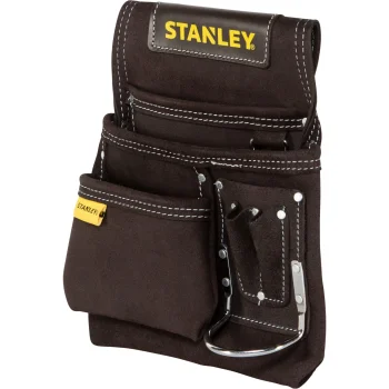 Stanley STST1-80114 Leather Tool & Hammer Pouch, Red