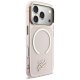 Karl Lagerfeld IML KL Script Logo MagSafe Phone Case Cover iPhone 17 Pro Max - Pink