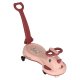 Gravity Ride-On Wiggle Car Swing FIX S1 with LED Wheels and Push Handle, Pink, max 65kg